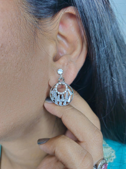 Handcrafted Spiked Drop Earrings