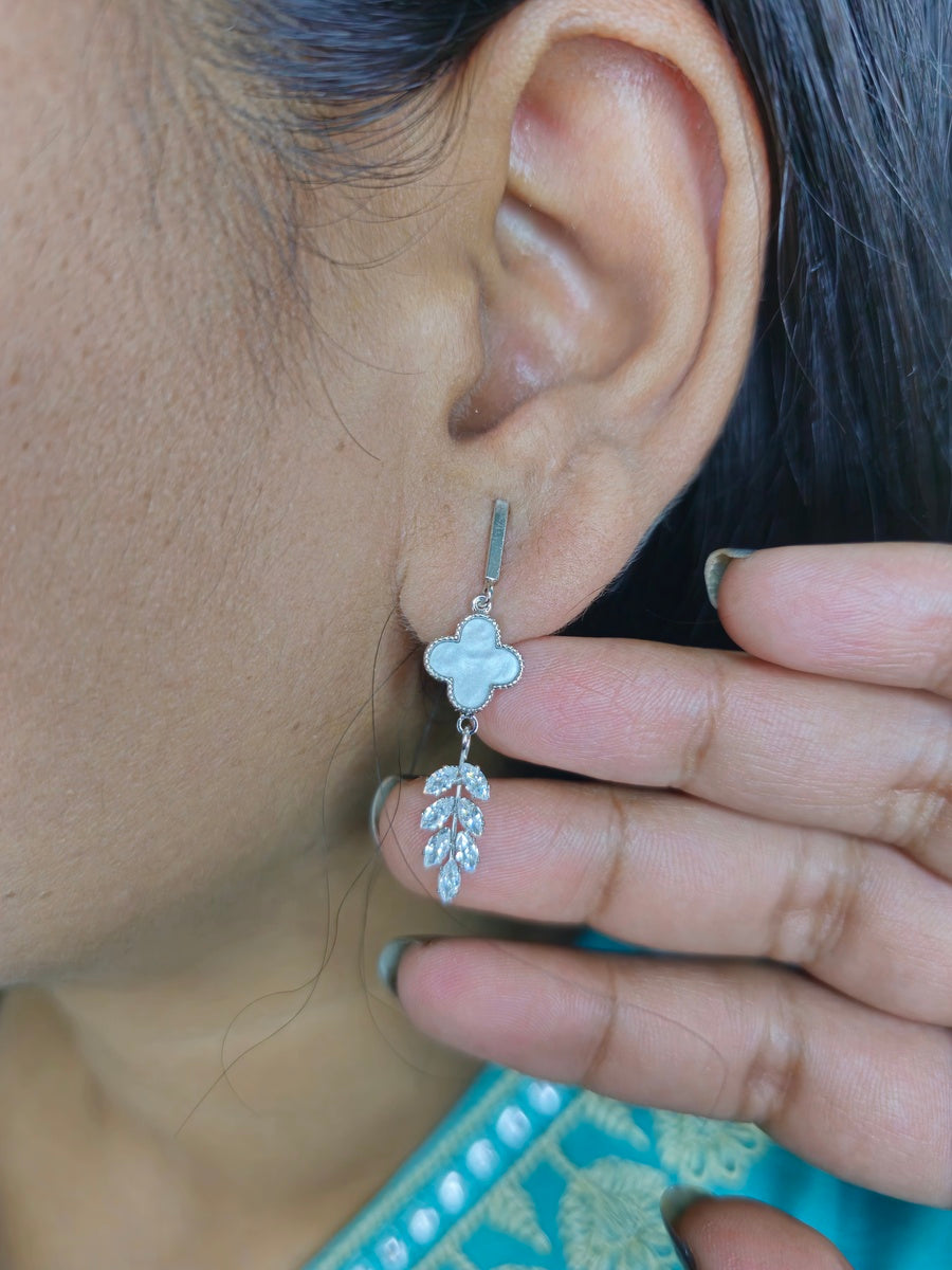 Plus Shaped Stud Earring