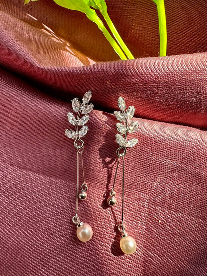 Sterling Silver Pearl Earrings