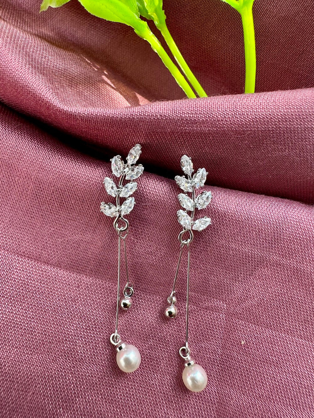 Sterling Silver Pearl Earrings