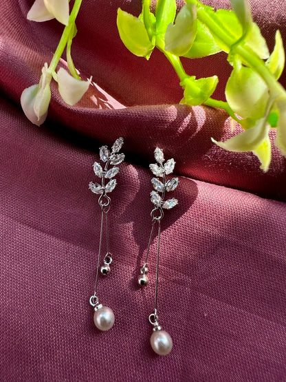 Sterling Silver Pearl Earrings