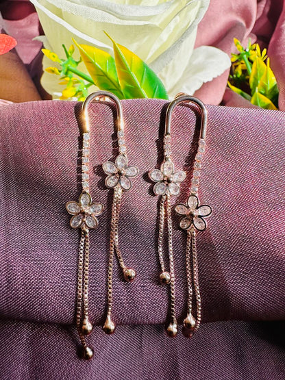 Western Style Cocktail Long Earrings